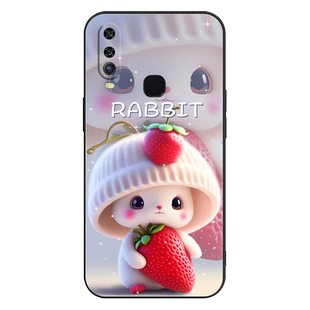 适用vivoy3手机壳vivo y3S保护套V1901A防摔Y3S全包软超薄情侣潮牌5G网红男女个性简约创意简约卡通萌兔定制