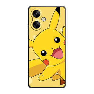 适用小米redmi红米13R手机壳redmi13c保护套防摔全包软超薄情侣网女个性新款方形直边卡通创意简约宝可梦定制