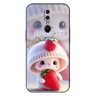 适用oppoA9手机壳oppo A9保护套pcam10新款防摔全包软超薄情侣潮网红男液态硅胶女创意简约动漫卡通萌兔定制