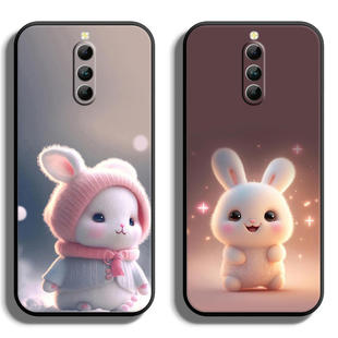 适用努比亚红魔8pro手机壳红魔8Spro+加十S保护套防摔全包电竞游戏软超薄情侣男液态硅胶女新直边萌兔兔定制