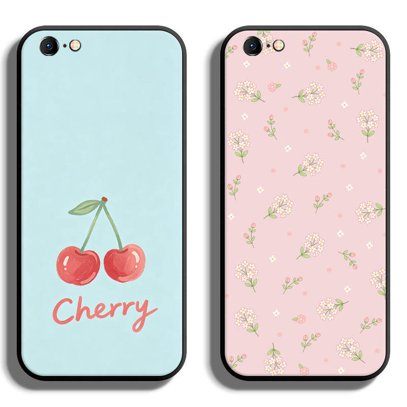 适用iPhone苹果6手机壳6s保护套6plus全包6sPlus防摔软定制薄硅胶小清新贰情侣网红时尚直边潮新款卡通男创意