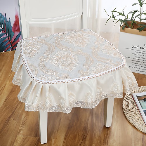 四季通用带绑带办公室椅子坐垫简约客厅餐椅垫防滑座垫垫凳子垫子