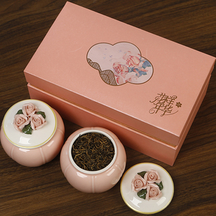 茶叶礼盒装金骏眉春节过年年货礼品送礼送女士母亲节情人节女朋友