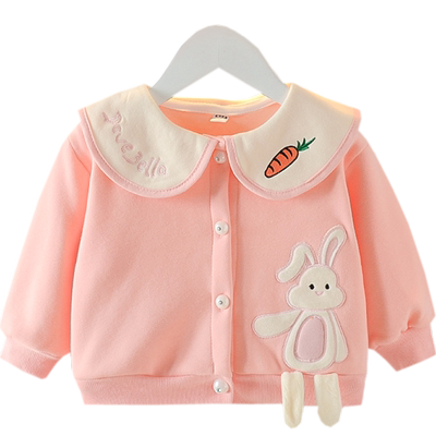 婴幼女宝宝公主春秋季0123岁外套