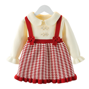 韩版新款女宝宝秋装女童秋季长袖连衣裙儿童秋天公主裙小女孩裙子