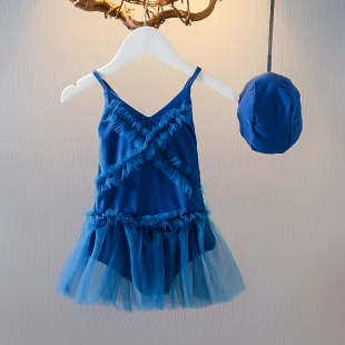 儿童泳衣女孩3一岁宝宝泳衣女宝宝小童游泳衣可爱泡温泉连体游泳2