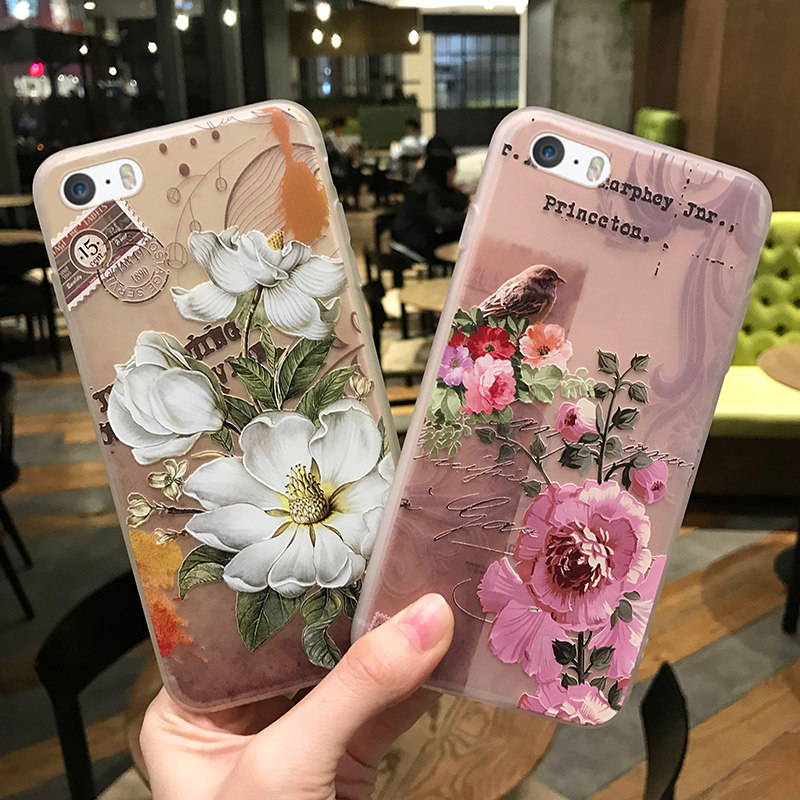 苹果5s手机壳iphone5手机套5se超薄磨砂iPhonese硅胶软壳透明磨砂五新款全包防摔女潮个性创意潮牌男复古外壳