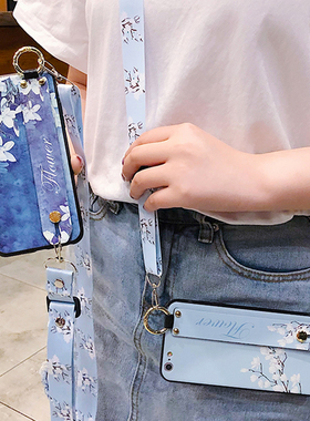 oppor15手机壳r11plus斜挎r11s腕带oppo网红m潮牌r9sk女r17pro新款0pp0斜跨oppor17可背带式r15梦境版splus t