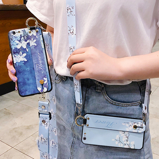 oppor15手机壳r11plus斜挎r11s腕带oppo网红m潮牌r9sk女r17pro新款0pp0斜跨oppor17可背带式r15梦境版splus t