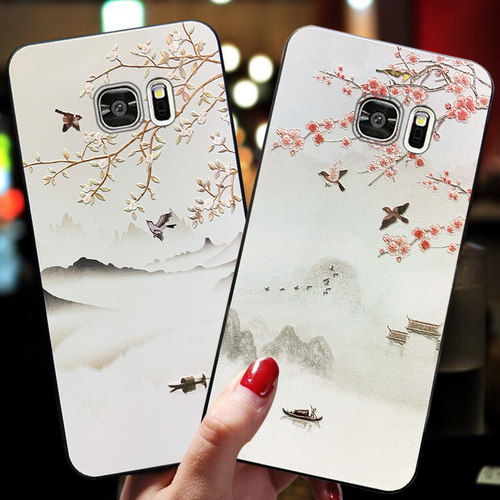 三星s7edge手机壳s6ege+女款s6e硅胶软壳note5外壳sm-g9200男g9250中国风g9300潮牌g9280保护套g9350复古风潮