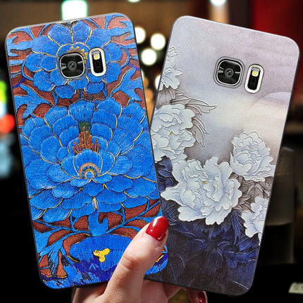 三星s6edge+手机壳s7edge保护套g9280曲屏g9250全包防摔note5盖乐世外壳3星e男GALAXY女ege磨砂edg硅胶eg软壳