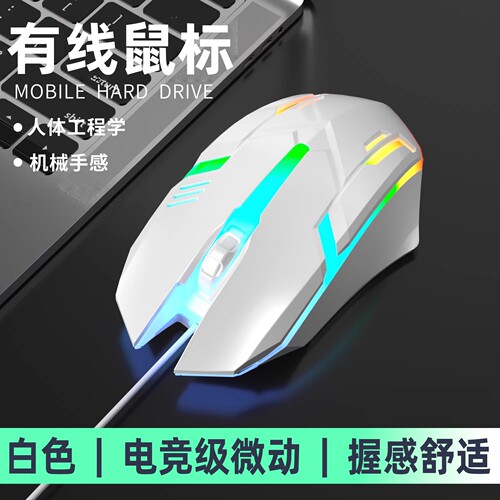 新款侧翼流光【电竞级微动鼠标】