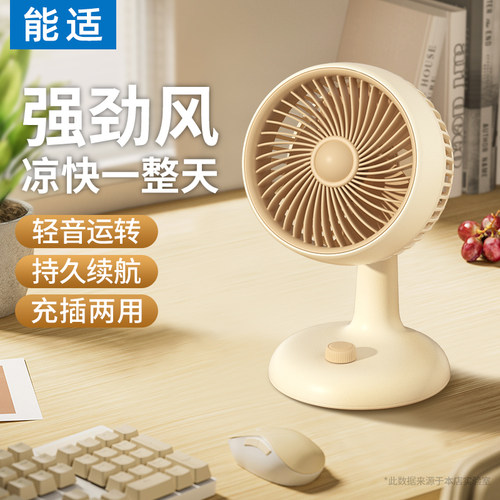 2025新款桌面小风扇风大轻音便携