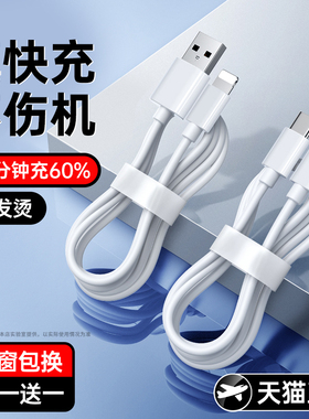能适充电器适用iPhone14苹果13加长12proMax手机PD快充X数据线XR车载iPad平板6s闪充ios冲2米8p充电线