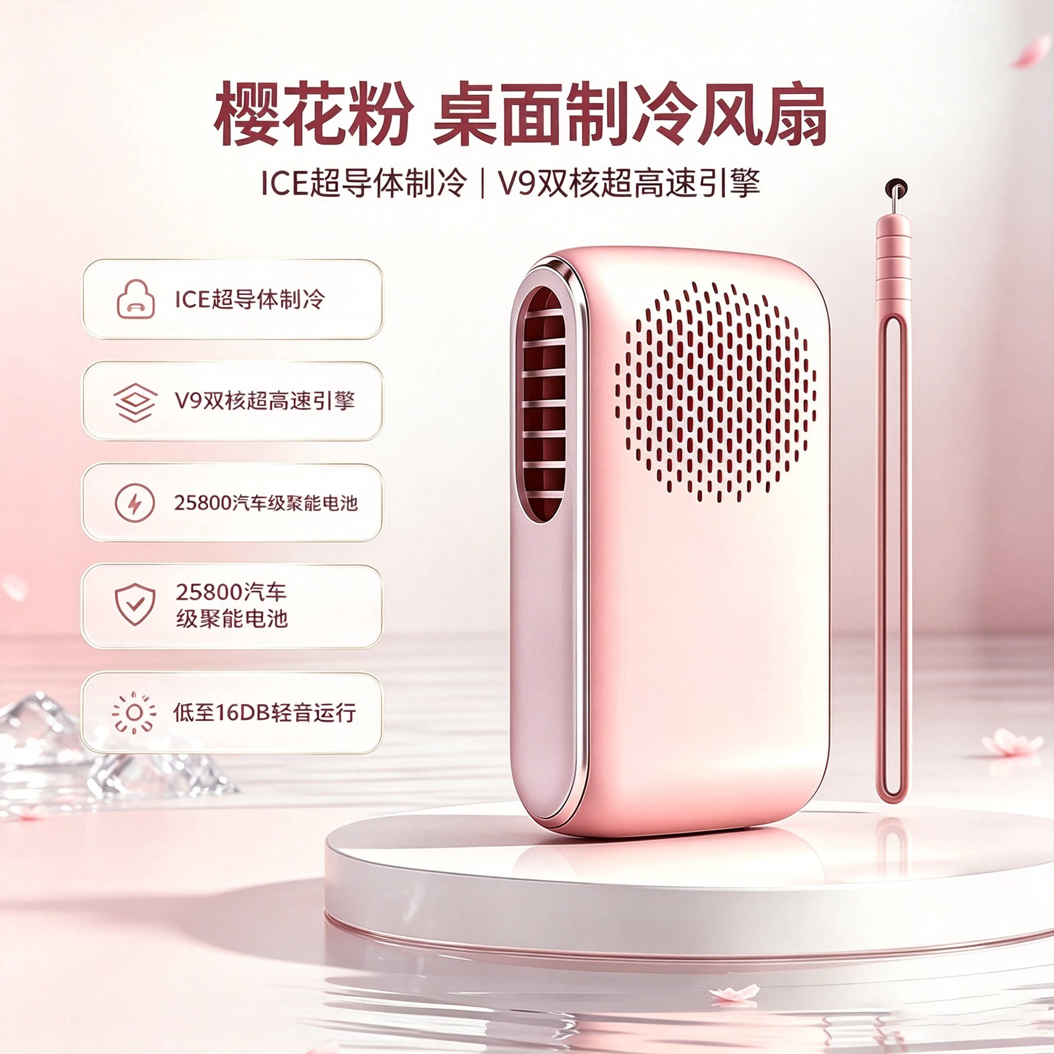 夏天小空调【无叶设计冷的发抖！图片