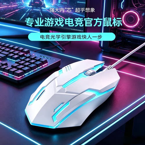 电竞专用鼠标有线】台式电脑通用