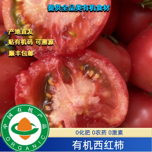 5斤有机西红柿新鲜西红柿好吃自然生长无农残顺丰现摘现发