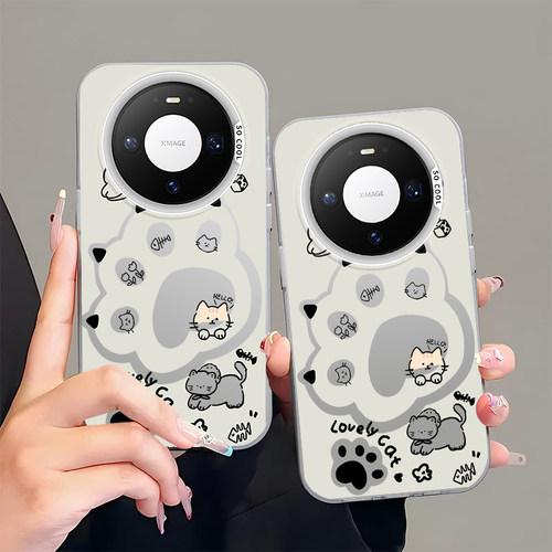 C09猫爪适用华为Nova15手机壳nove14全包Hi防摔13pro曲面屏12HiNova11Ultra活力版10Z套9SE外壳8新款7男5女6