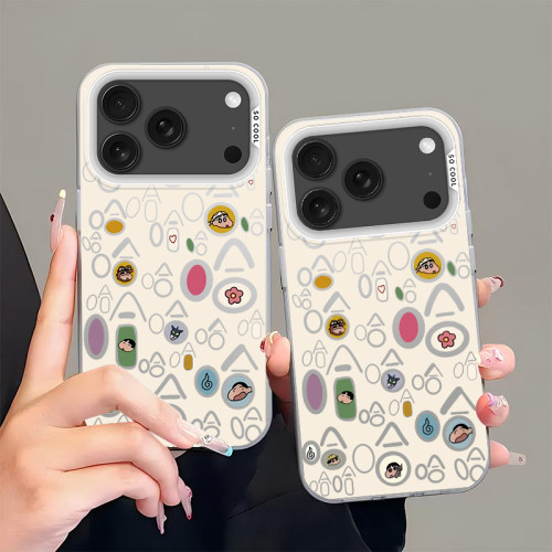 哈哈哈小新适用苹果17手机壳iphone16pro新款15promax保护MAX套14mini全包13防摔12外11air/XR/XS/XSMAX/plus