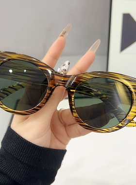 太阳镜女夏圆脸网红眼镜gm墨镜同款防紫外线男士2024潮流新款街拍