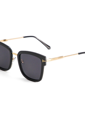 【清仓处理】男士个性韩版潮太阳镜复古新款眼镜墨镜优雅圆脸