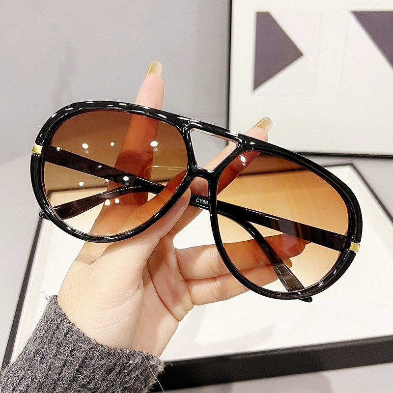 小脸墨镜女防紫外线gm圆脸大脸显瘦眼睛男士高级感太阳镜夏街拍