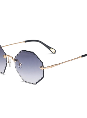 墨镜女高级感太阳镜夏海边圆脸