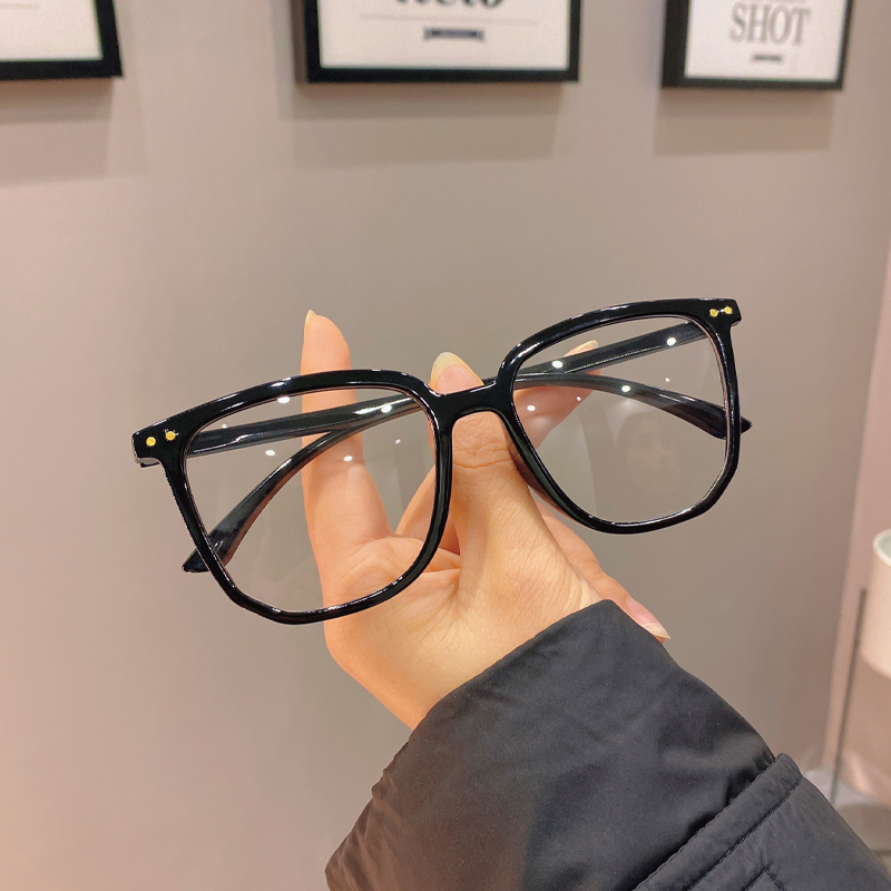 【清仓】防辐射眼镜女平光镜大框男防蓝光手机电脑眼镜框个性网红