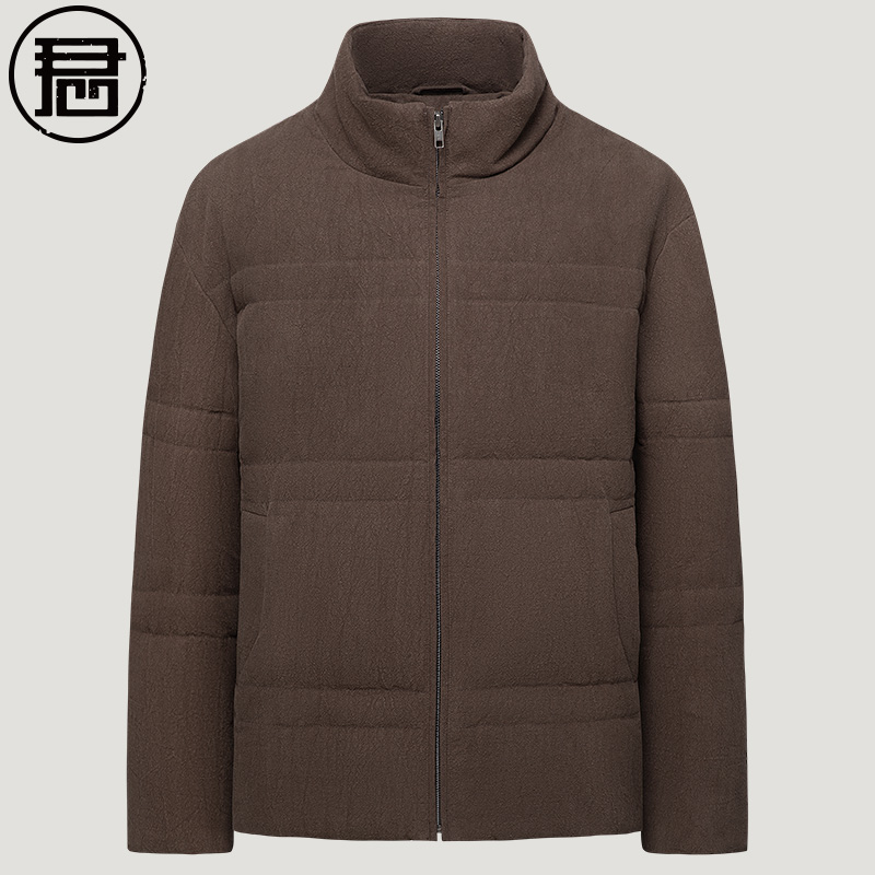 新中式羽绒服男装加厚保暖外套