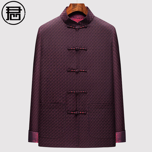 唐装男装秋冬装宴会礼服中国风