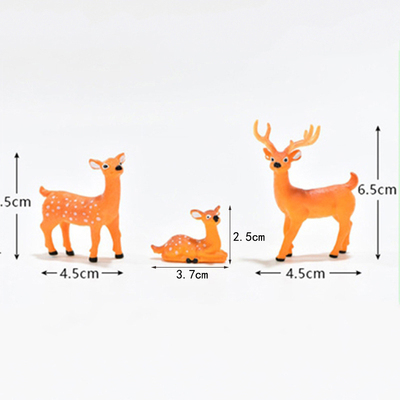 卡通动物PVC玩偶创意微景观装扮