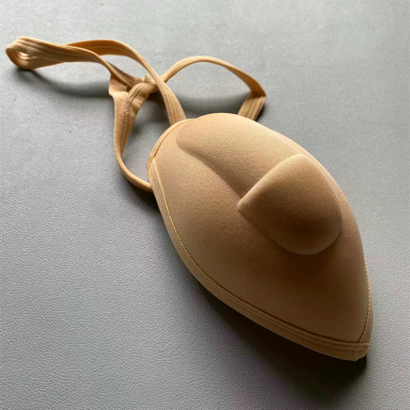 3d海绵罩杯激凸显大保暖丁字裤