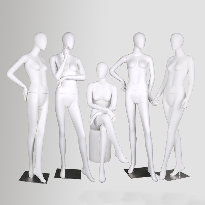服装模特女全身人体模型假人道具橱窗陈列人台展示架抽象时尚女模