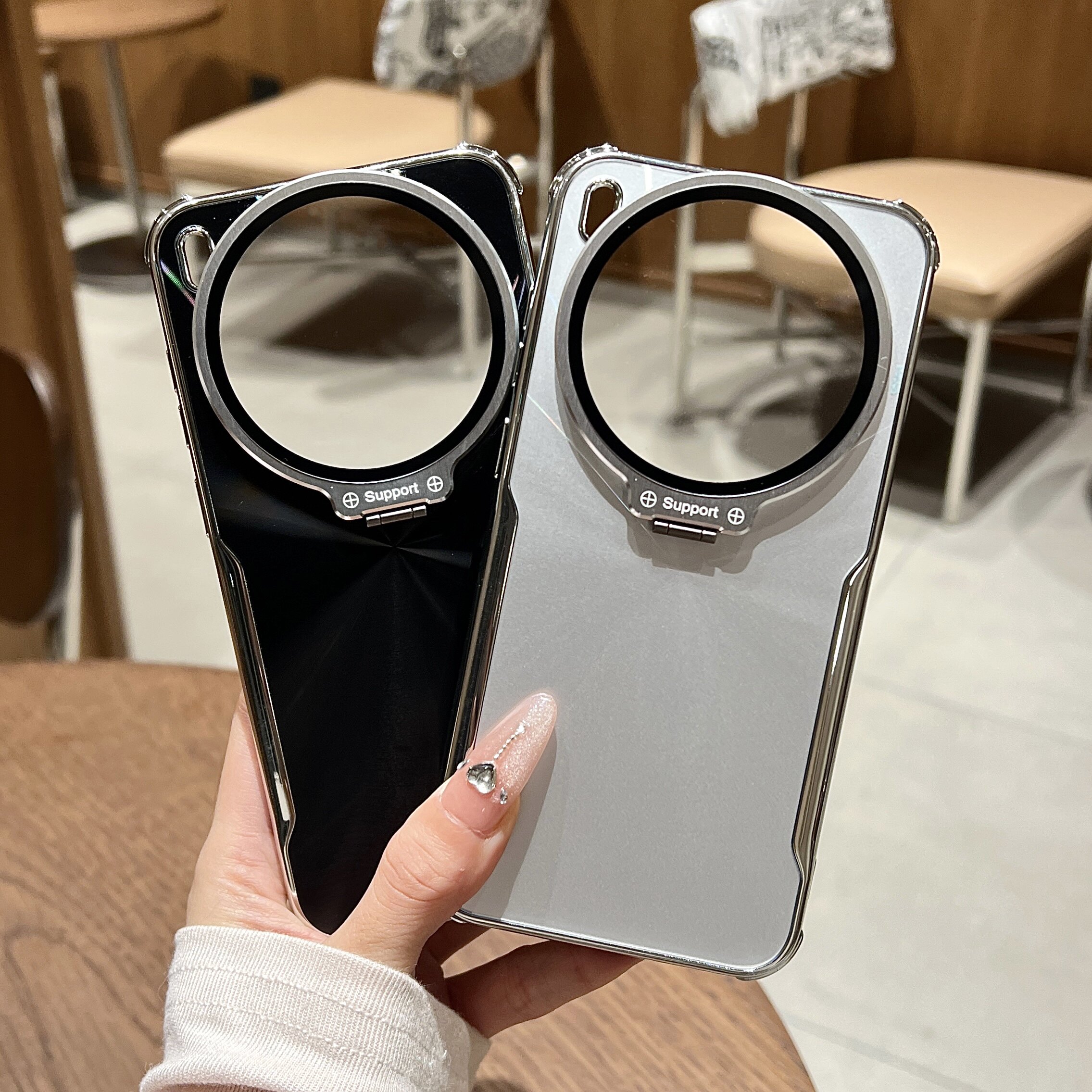 镭射支点壳适用vivox300手机壳新款X300pro隐形一体支