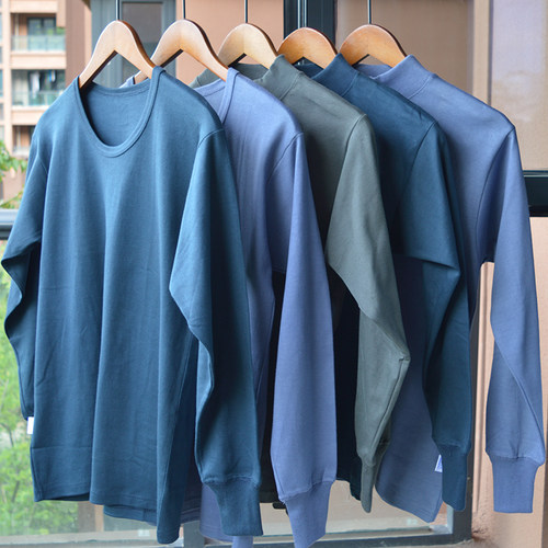 男士纯棉内衣单件秋衣上衣