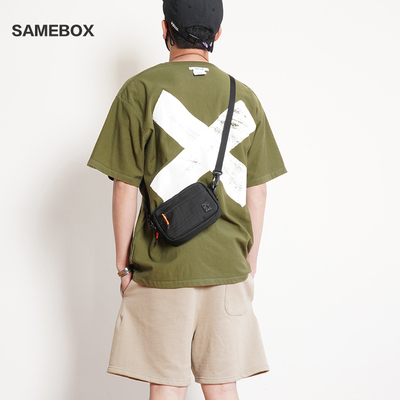 cordura弹道尼龙1680d迷你斜挎小背包男女轻便横款经典方形手机包