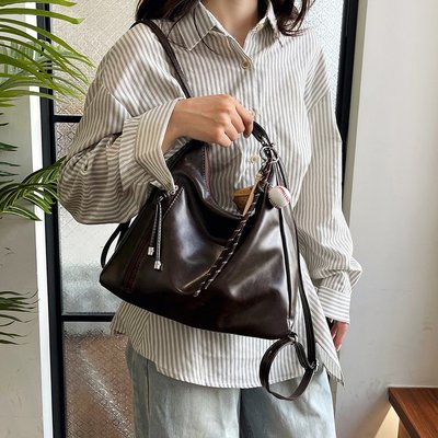 多功能三用托特包女2025新款高级感流行百搭通勤单肩双肩包斜挎包