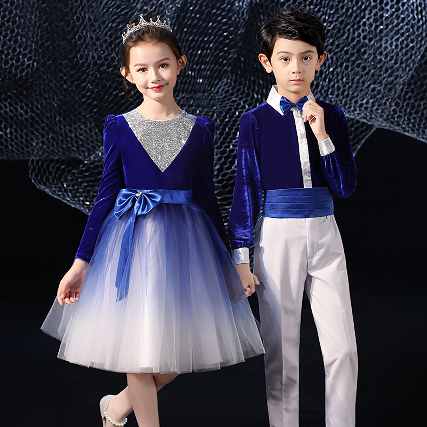 元旦儿童大合唱演出服中小学生男童朗诵服幼儿园女童舞蹈表演服13