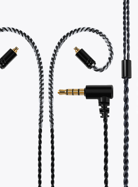 中润 ie80s im50im70ls50se215 0.78 mmcx线控带麦带咪耳机升级线