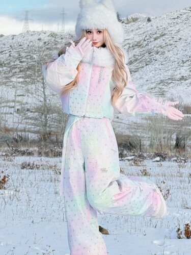 将军山滑雪服租赁 CHOPCHOP26新品 【梦幻独角兽】亮片系列3L