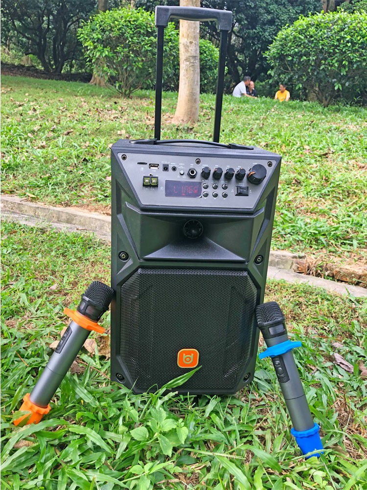 贝德重低音插卡0872广场手提拉移动音响杆户外唱K歌蓝牙音箱舞