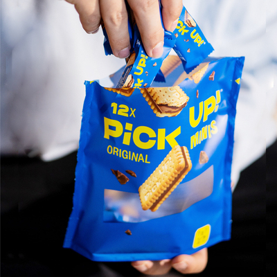 Bahlsen百乐顺pickup可可脂巧克力牛奶夹心黄油饼干喜糖顶饿零食