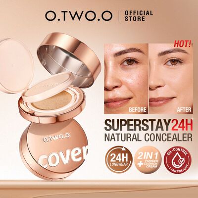 O.TWO.O持妆焦柔粉饼气垫霜SC067 自然通透滋润气垫BB霜粉底液霜