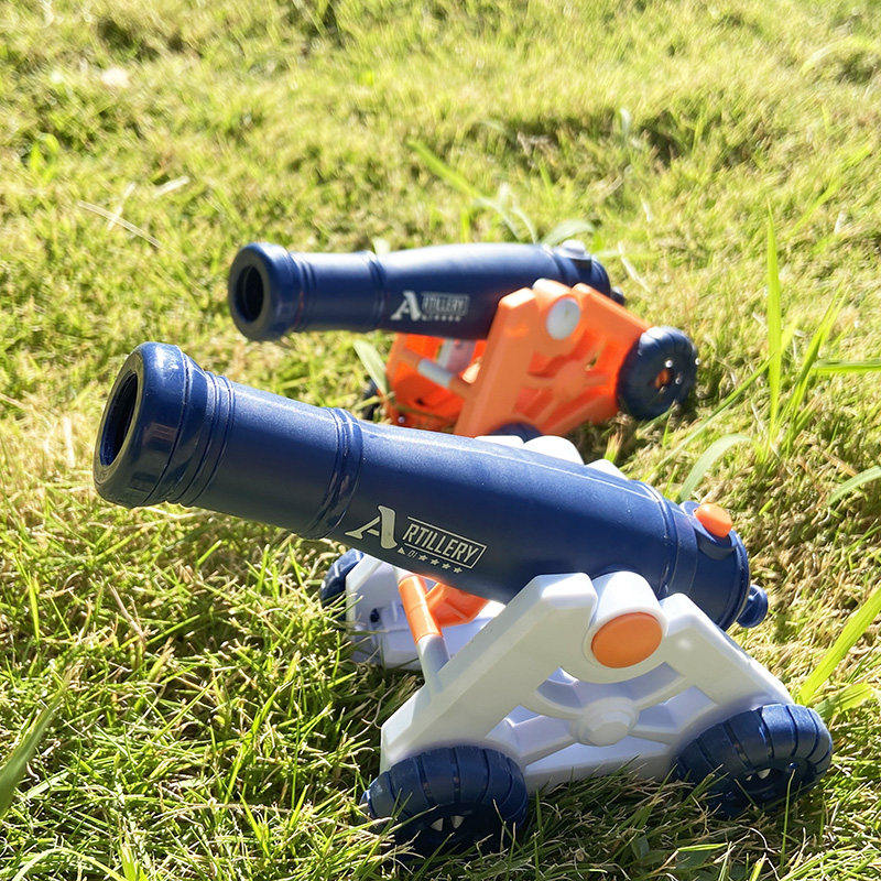 迷你火炮左轮男孩玩具仿真大炮软弹枪儿童火箭炮迫击吃鸡压枪神器