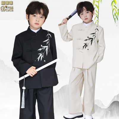 男童春秋唐装中式国风礼服