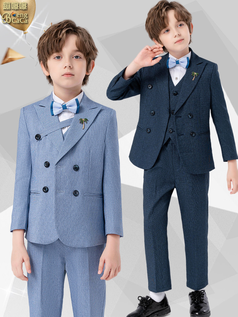 英伦男孩花童演出主持人西装礼服