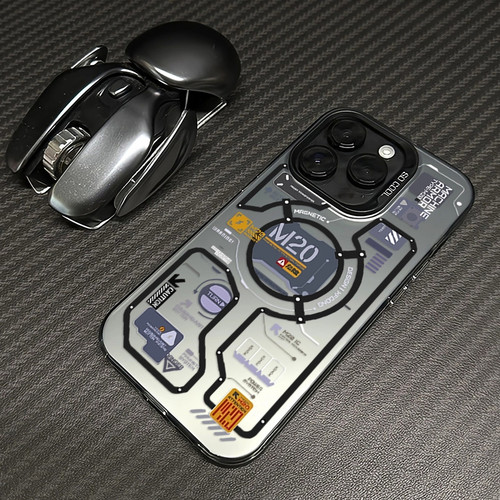 电路板适用苹果16promax彩银iPhone15pro手机壳14/13/12/11磨砂