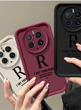 黑色R适用华为Mate80手机壳meta70防摔Air新款全包mete60pro+保护套mata50por鼎桥m40外壳30epro男女MT