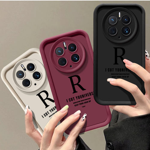 黑色R适用华为Mate80手机壳meta70防摔Air新款全包mete60pro+保护套mata50por鼎桥m40外壳30epro男女MT