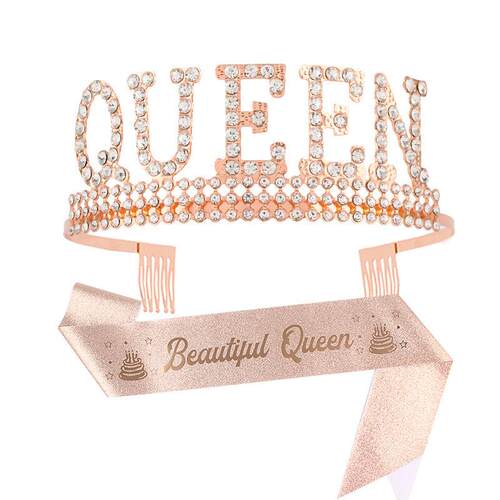 BeautifulQueen女王皇冠礼仪带